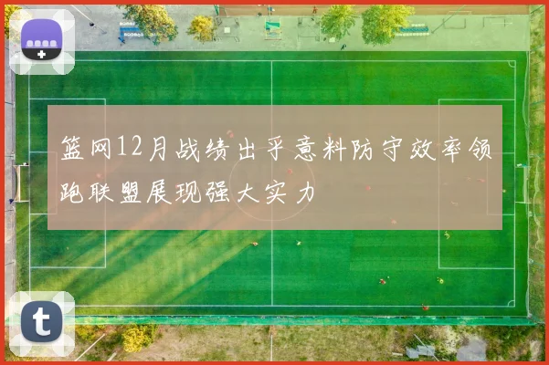 篮网12月战绩出乎意料防守效率领跑联盟展现强大实力